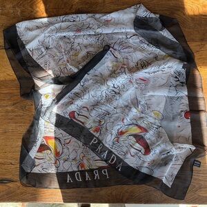 Vintage Prada Silk Scarf